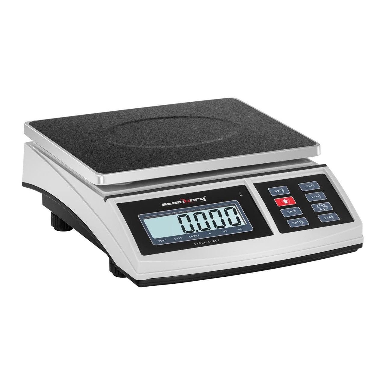 Helloshop26 - Báscula de mesa electrónica profesional (30 kg, 21 x 27 cm, LCD 14_0000612)