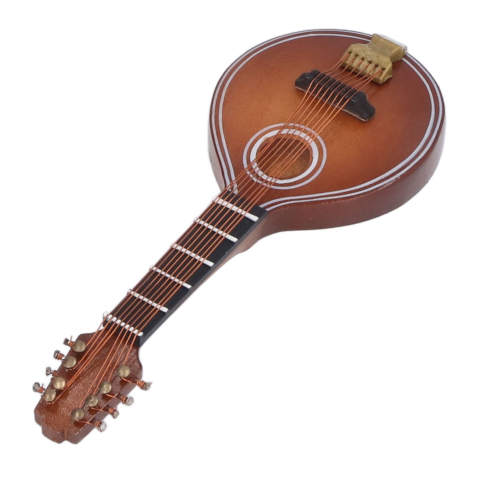 Mini-Mandoline-Instrument, 8-saitiges massives Mini-Mandoline-Universalmodell mit gepolstertem Griff