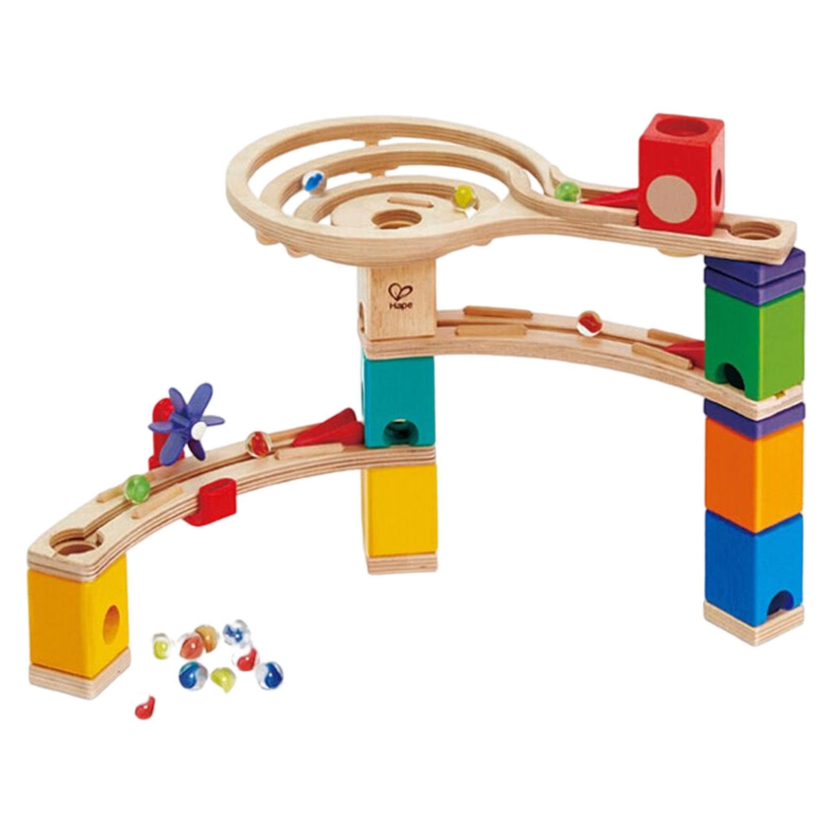 JAZZY PEARLS® Marble Run Super Set Educational Construction Toys for Boy and Girl Ages 4-|1 Set Marble Track Block-image-13
