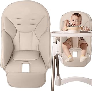 Baby High Chair Seat Cushion, Thickening Baby High Chair Seat Cushion Liner Mat, High Chair Cushion Pad for Baby Seat, High Chair Seat Pad for Baby Dining Chair, Breathable High Chair Pad for Baby