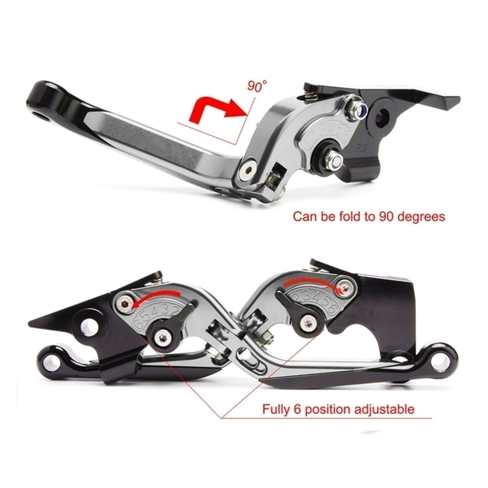 Dla YAMAHA FAZER600 FAZER 600 1998 1999 2000 2001 2002 2003 Motocykl Regulowany Hamulec Dźwignia Sprzęgła Kierownica Uchwyty Kończy Się (Color : 4)