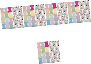 TEHAUX 150 Folhas Etiqueta De Índice Marcador De Página Abas De Página Adesivos Colados Em Notas Anotando Abas N Vezes Cor De Papel Abas De Notas Anotando Suprimentos Bandeiras Abas