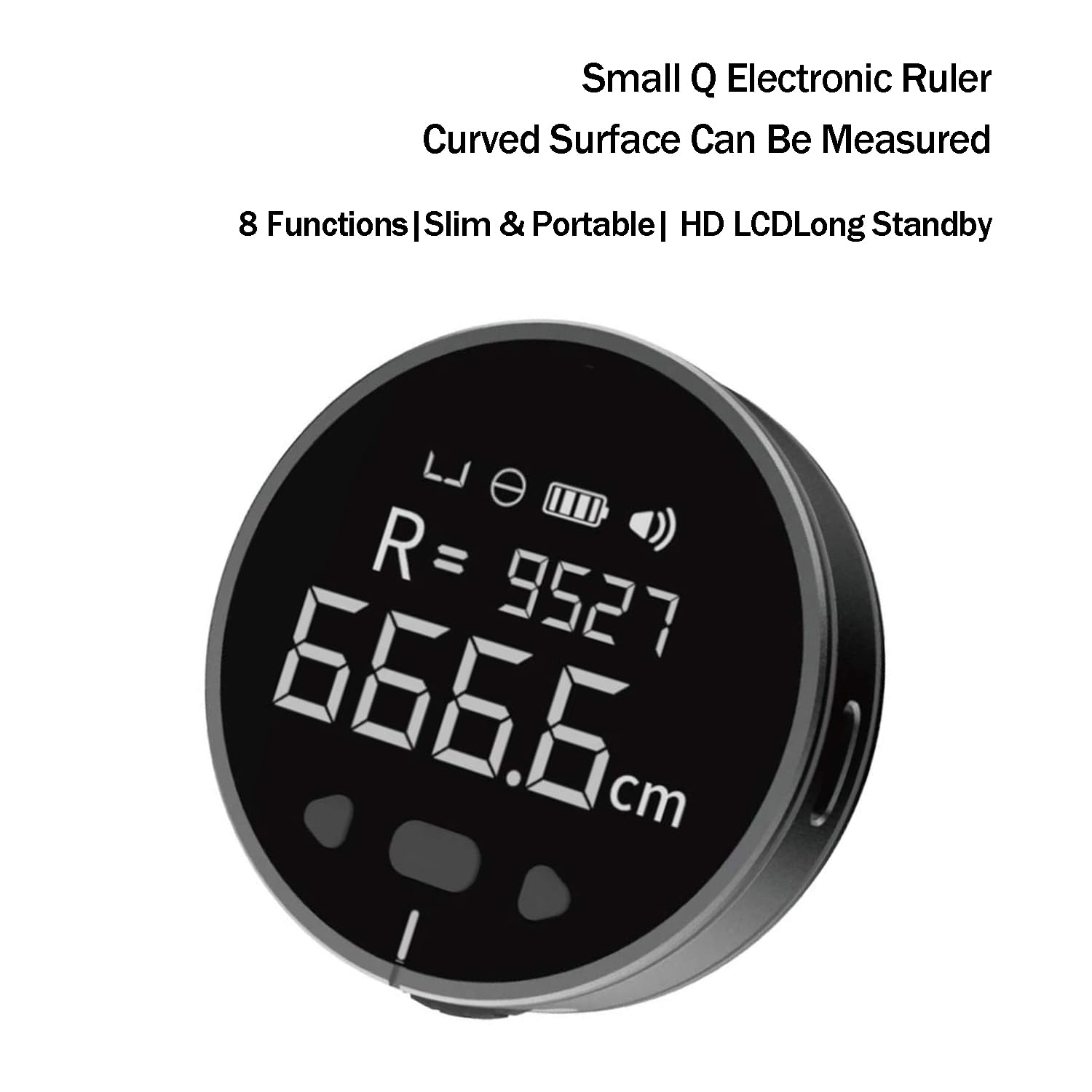 Rechargeable Digital Ruler,Electronic Tape Measure, LCD Display Digital Measure Tape Ruler,Multifunctional Tape Measure Set,High Precision Length Measuring Tool Kit