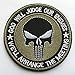 SpaceAuto 3D Embroidered God Will Judge Our Enemies We'll Arrange the Meetings Punisher Military Tactical Morale Hook & Loop Patch 3.15