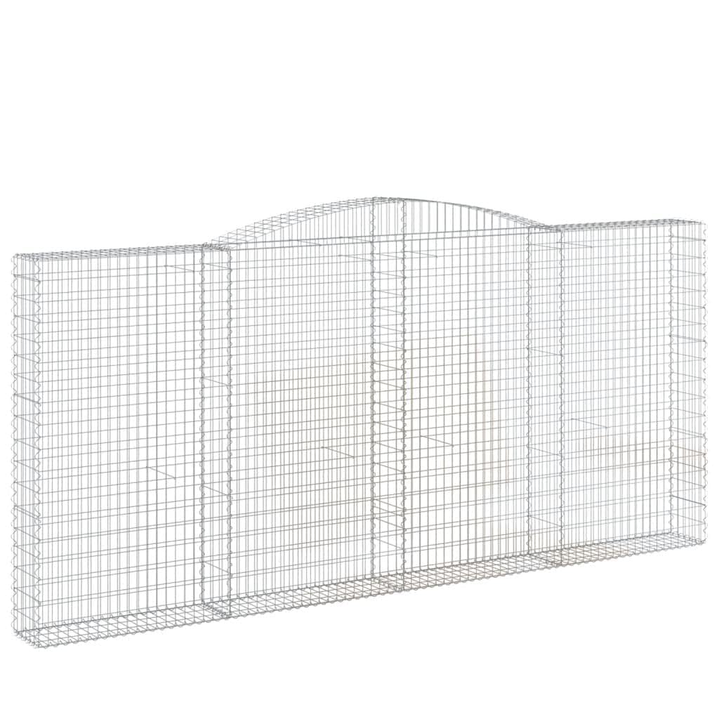 Gaviones - Juego de 2 cestas para gaviones (400 x 30 x 200 cm