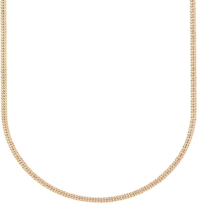 [FAIRY CULLET] K18 6面Wキヘイ 5ｇ 50cm 引輪 検定入り 日本製 18金 ネックレス チェーン