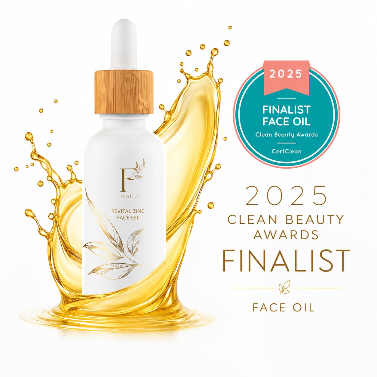 Finally 100% Organic Tsubaki Face Oil & Under-Eye Serum