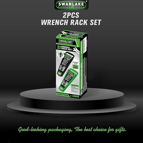 Miniatura 8 de SWANLAKE - Juego de organizador de llaves, juego de 30 soportes para llaves incluye llave métrica y SAE (30 soportes para llaves)