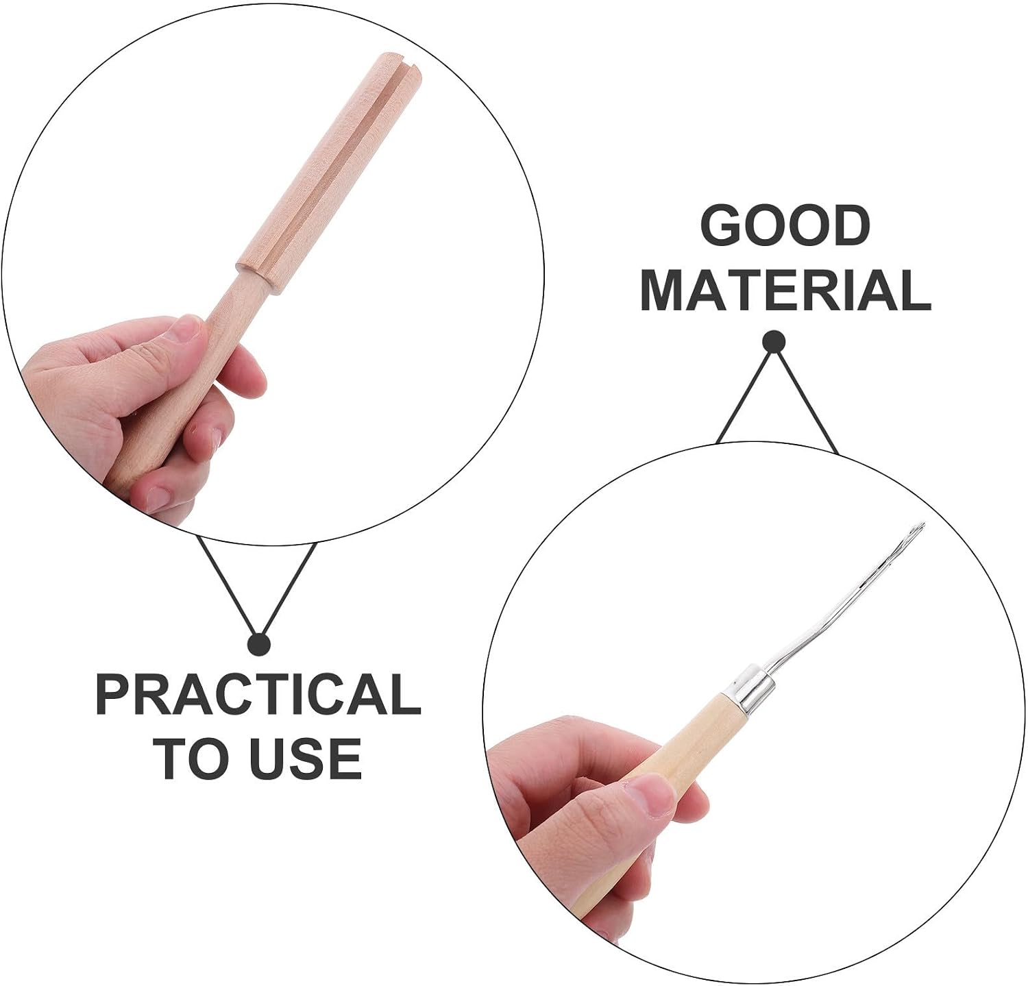 TIDTALEO Blank Rug Hooking Mesh Canvas Plastic and Wood Material with Crochet Hook and Yarn Cutter Tool Smooth Crafting Experience for DIY Crafts for Classroom and Rug Making Projects
