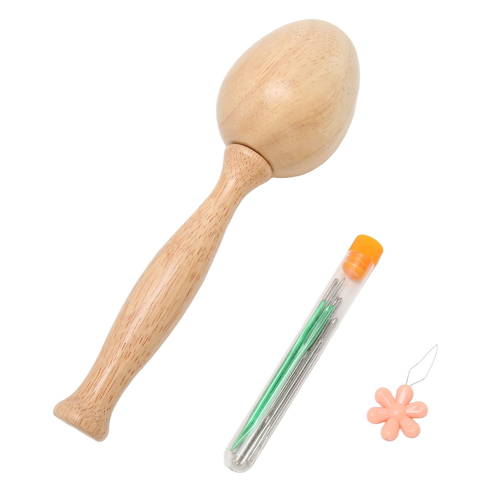 Darning Mushroom Set Premium Wooden Material Easy Darning Repair Kit for Household