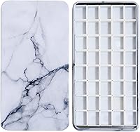 Vista 15 de FCLUB Paleta de acuarela vacía, 20 pozos con tiras magnéticas y ligera, paleta de acuarela de metal, soporte para pintura, paleta de pintura