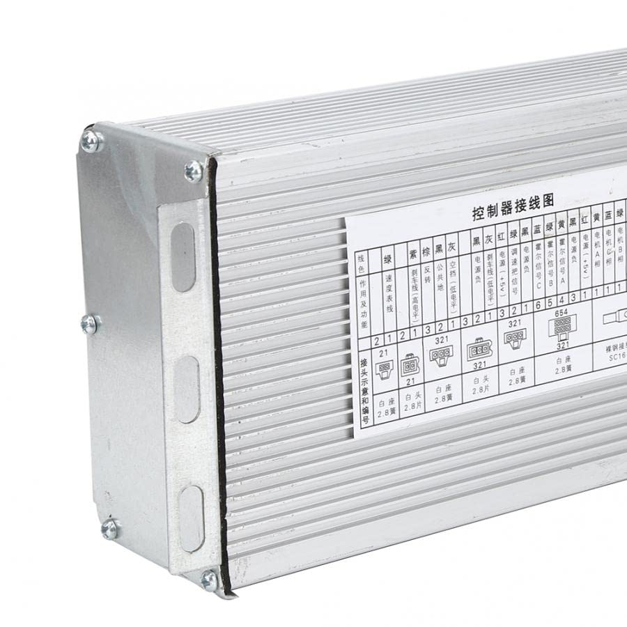 Regulador Patinete Electrico 18 Tubo 4 8V 1000W Controlador de bicicleta eléctrica sin cepillo de bicicletas eléctricas Aleación de aluminio Gran controlador de velocidad de energía Controlador Del Mo