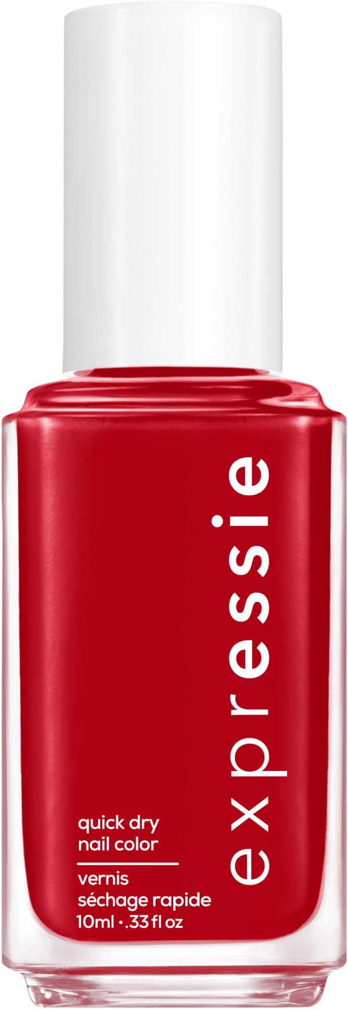 essie expressie Quick-Dry Vegan Nail Polish, Seize The Minute, Blue Toned Red, 0.33 Ounce