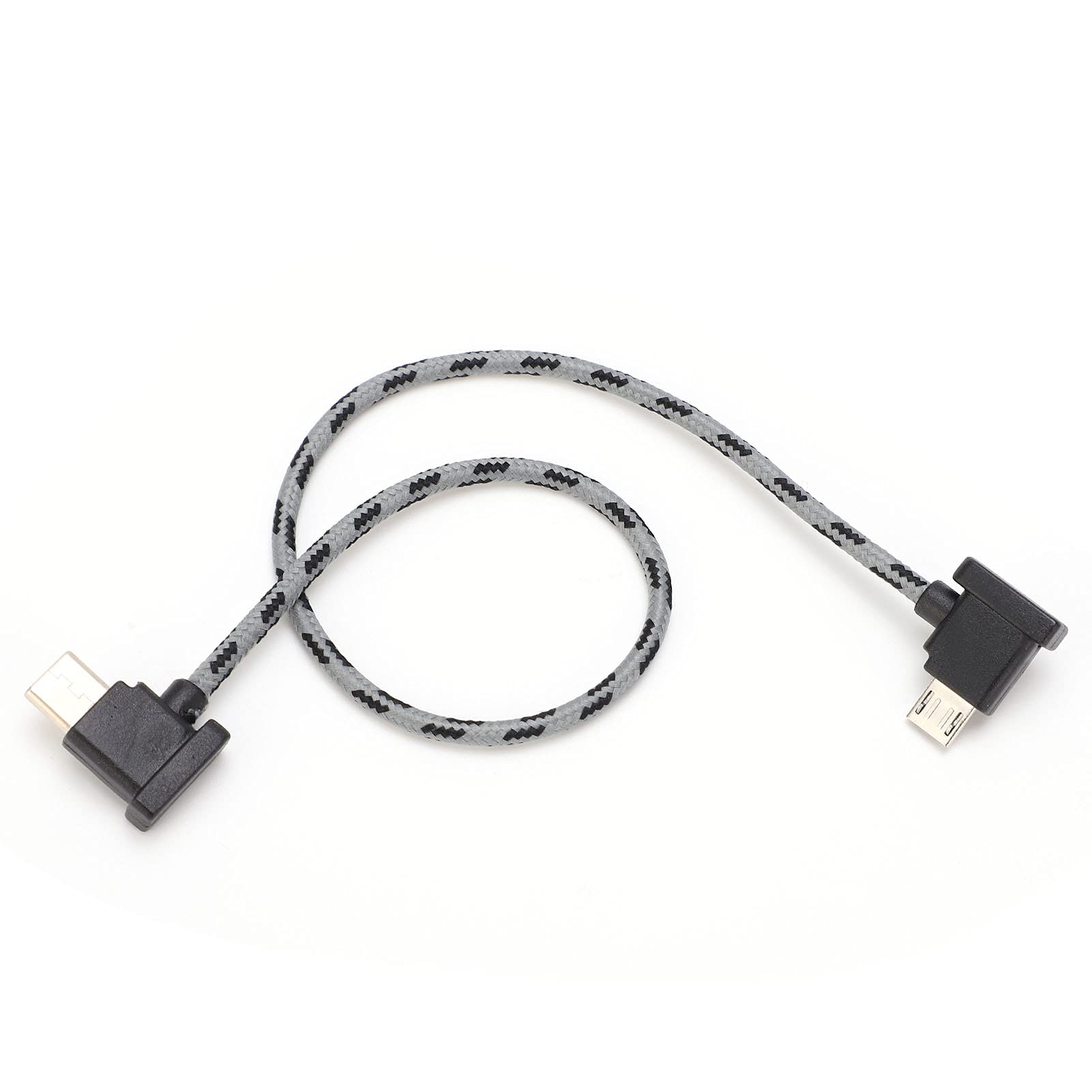 Data Cable, Nylon Braided Thread Small Exquisite Design Type C To Micro USB Data Cord for DJI Mavic Air 2/Mini 2