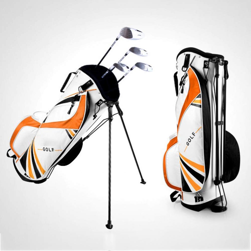 LANGWEI Golf Club Bags for Men/Women, Golf Stand Bag 6 Way Divider | Ultra Light Perfect Heavy Bag Stand for Golf Course with Dual Straps for Easy to Carry