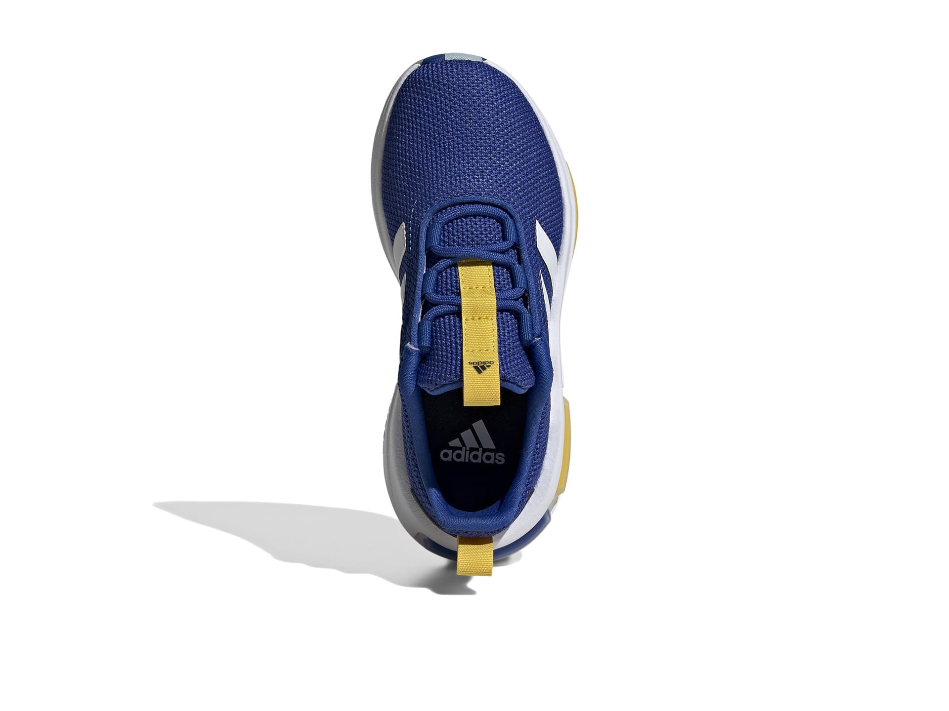 adidas Racer TR23 Sneaker, Team Royal Blue/White/Utility Yellow, 6 US Unisex Big Kid
