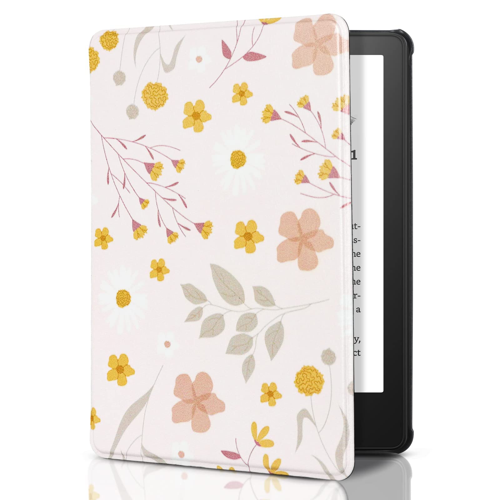 CoBak Case for All-New 7" Kindle Paperwhite(12th generation–2024)/Colorsoft Signature Edition(1st gen–2024)/Signature Edition(12th gen–2024) - PU Leather Cover with Auto Sleep/Wake, Jade — view 10