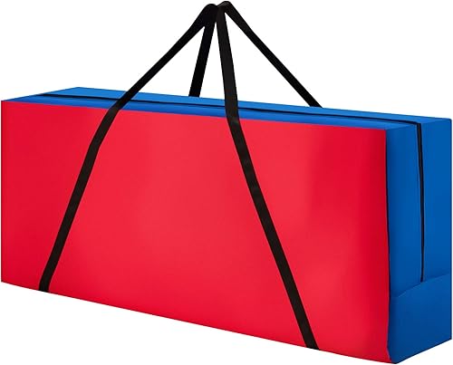 HONEY JOY Bolsa gigante de transporte y almacenamiento 4 en una fila, bolsa de transporte grande y resistente para juego gigante de 4 a puntuación,