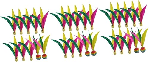 Vaguelly 30 piezas de volante de bádminton elástico para niños