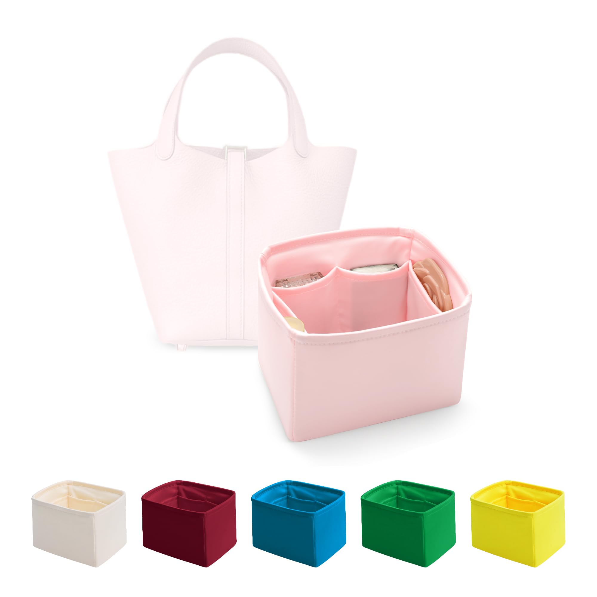 Amazon.co.jp: KINGS IN BAG ピコタン対応 バッグインバッグ サテン