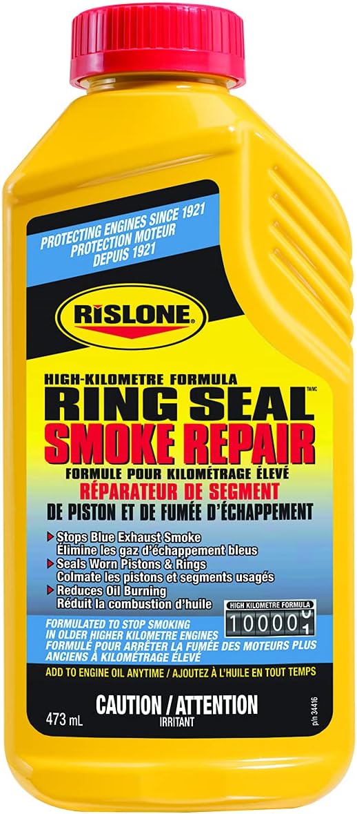 Rislone 344166PK Ring Seal Smoke Repair, Pack of 6, 473mL 6 Pack, Lock