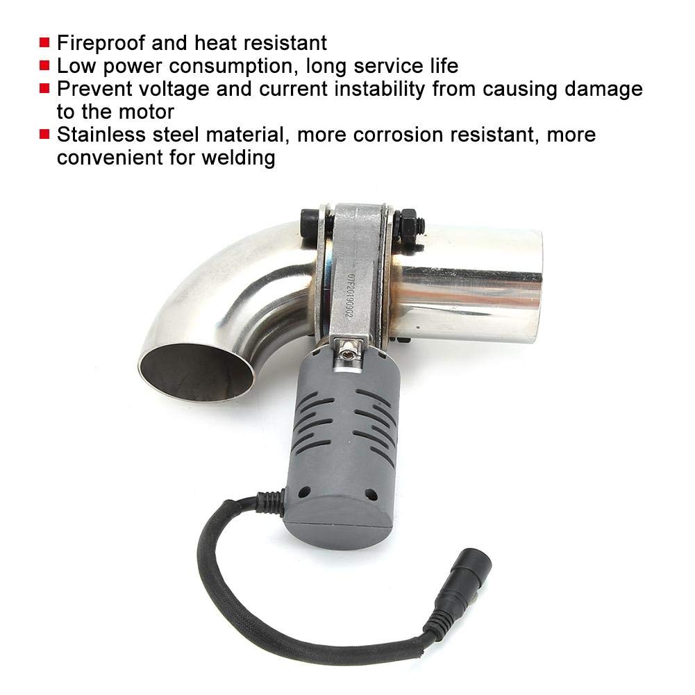 Vanne D'Échappement Bypass,Soupape D'Échappement Électrique,Valve De Tuyau De Découpage De Silencieux De Valve D'Échappement D'Acier Inoxydable Avec À Télécommande Popular
