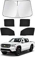 Vista 1 de Parasoles para parabrisas de automóvil, cubierta para ventana lateral y trasera, protección de privacidad, mantiene el vehículo fresco, color negro