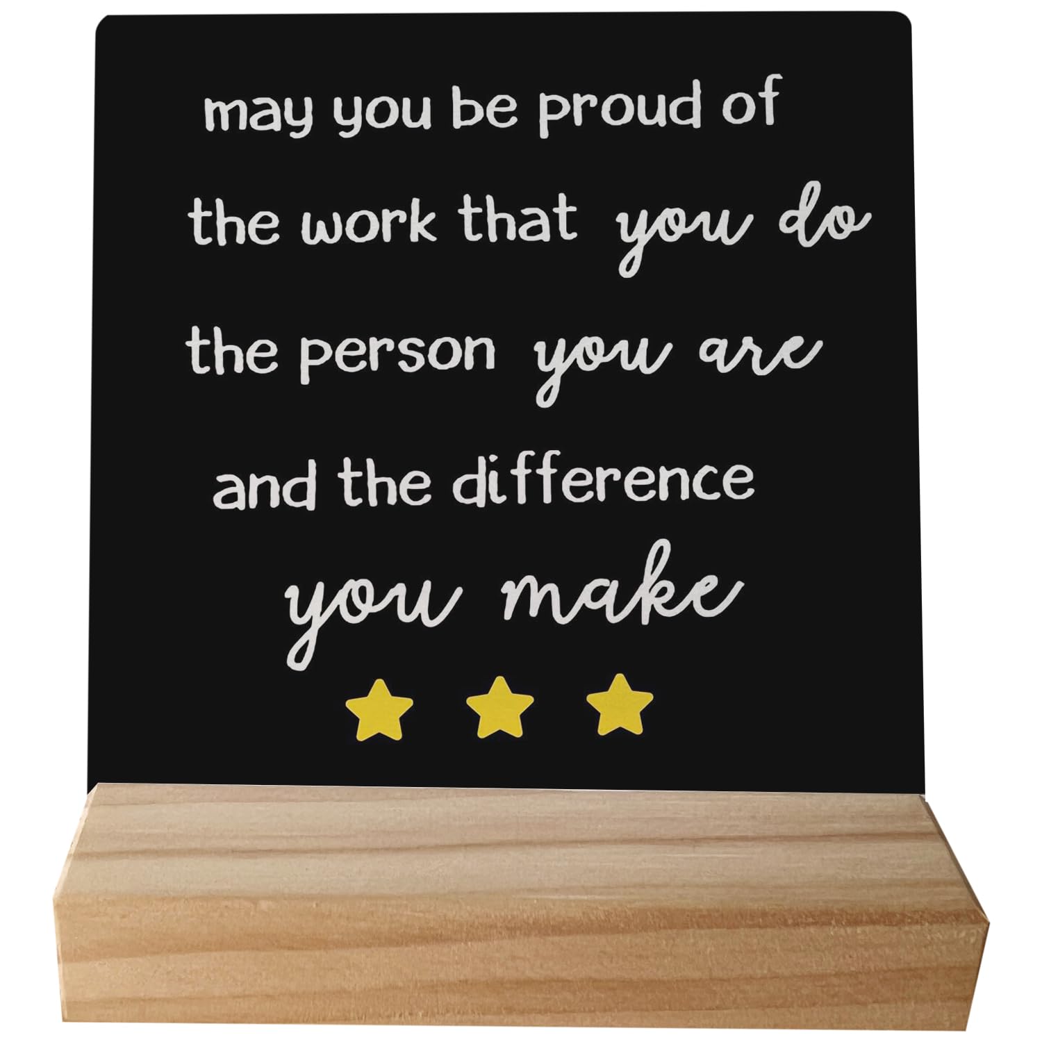 Thank You Gifts for Women Coworkers,Retirement Farewell Appreciation Gifts Gift for Women Coworkers,Coworker Leaving Job Gifts, Plaques Desk Wood Plaque Sign with Wooden Stand (5)