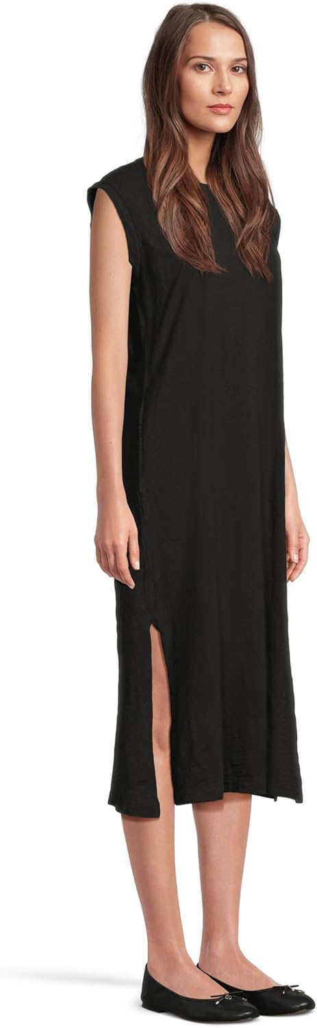 Mod-O-Doc Women's Cap Sleeve Column Dress with Side Slits - Image 2