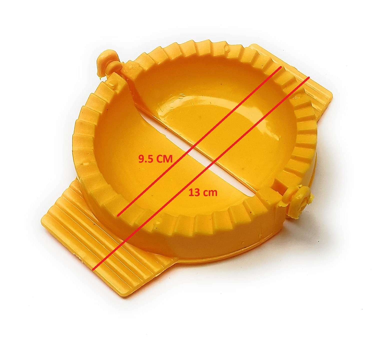 A2S Molds 4 Modak and 4 Gujiya Plastic, Aluminium Set of 8 2