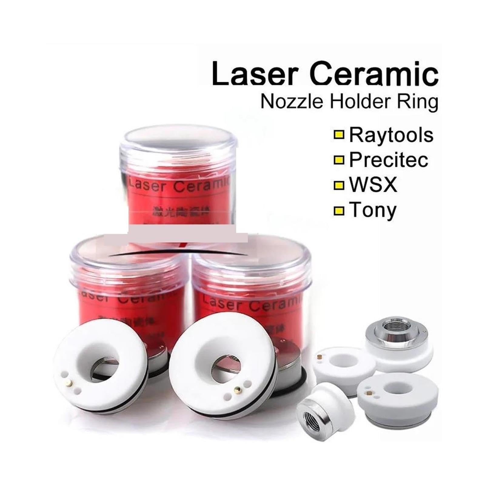 Ceramic Nozzle Holder D32/28 Precitec3D WSX Fiber Laser Cutting And Welding(Precitec KTXB,5PCS)