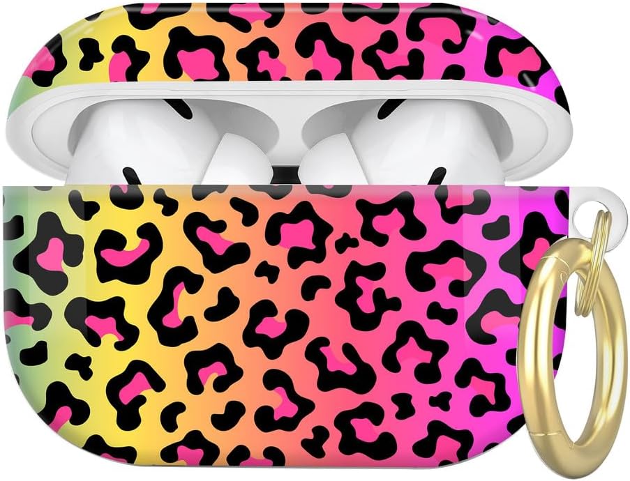 Miniatura 30 de Compatible con funda AirPod Pro de 2ª/1ª generación con llavero, funda protectora completa a prueba de golpes para auriculares inalámbricos Airpod