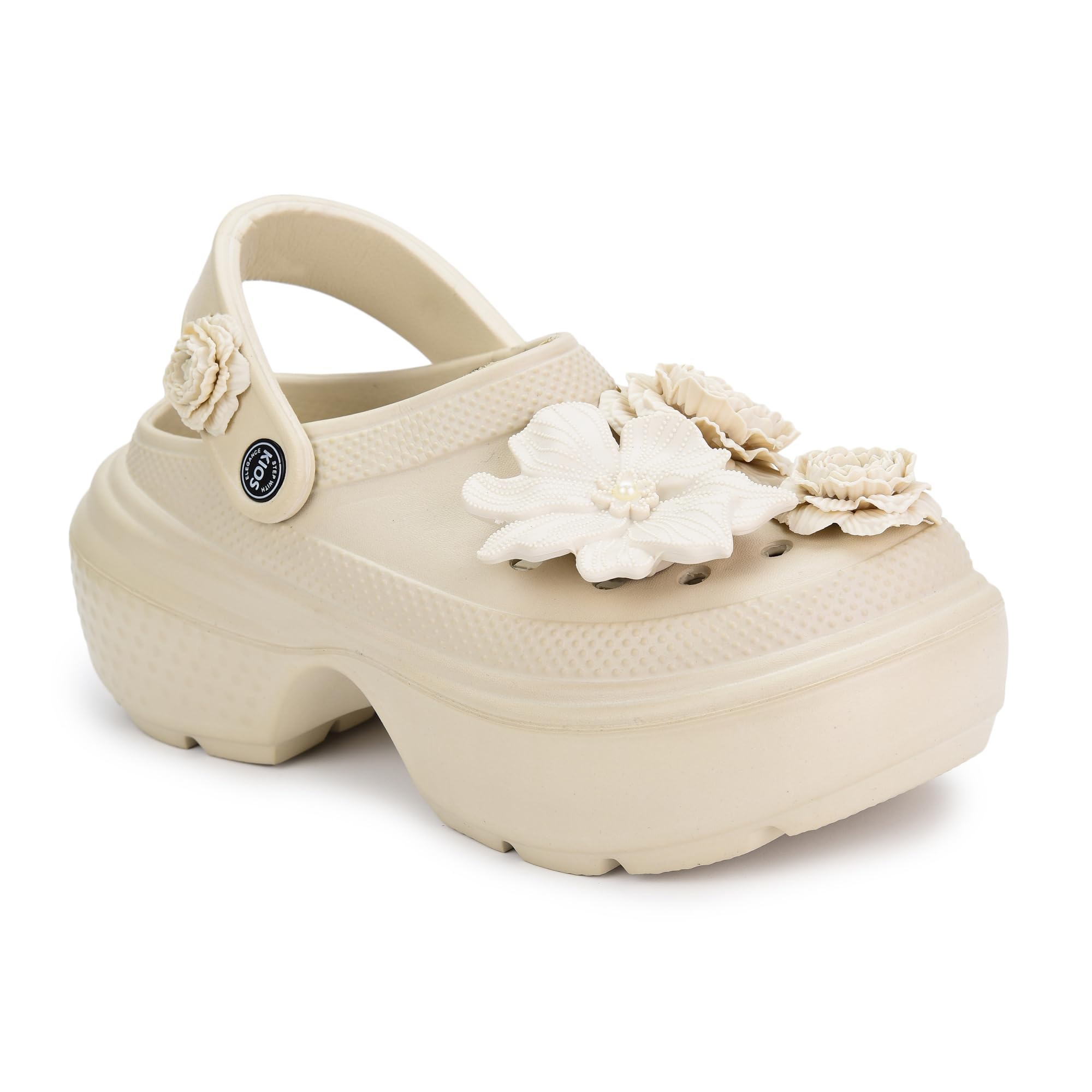 Buy Greentech Flora Platform Clogs for Women I Flower