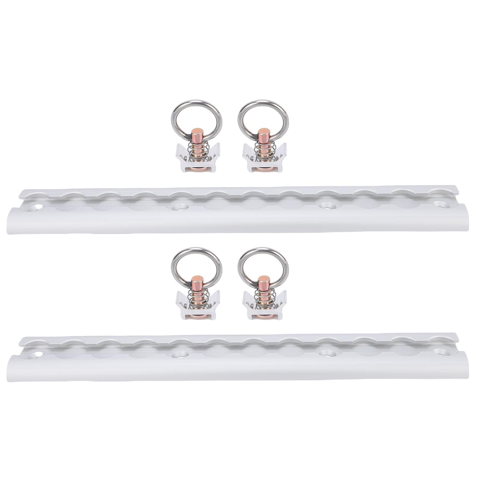 Wakects L Szyna Terenowa 304 Mm Aluminium Anodyzowane 4 Pierścienie (SILVER)