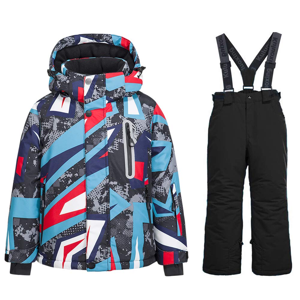 Amazon | WOWULOVELY スノーボード ウェア 上下セット キッズ 男の子