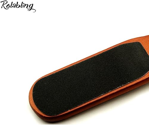 Miniatura 3 de Herramienta de pedicura para quitar piel dura con callos de madera de doble cara (tamaño 3)