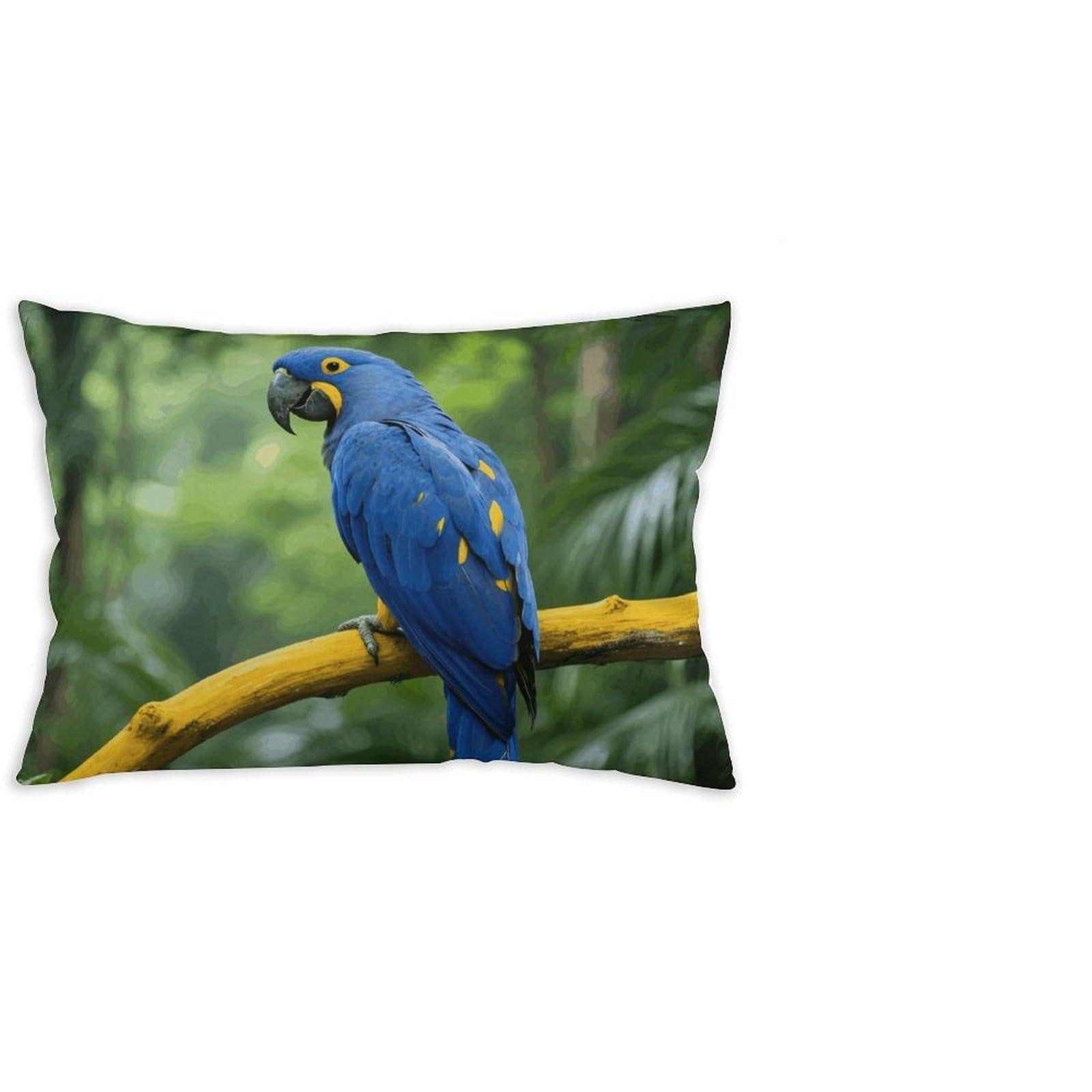 FodPand Decorative Throw Pillow Covers 12x20 Short Plush Bird Body Pillowcase Cushion Cases with Invisible Zipper Rectangle Lumbar Pillow Shells for Sofa Couch Chair Bed Home Decor