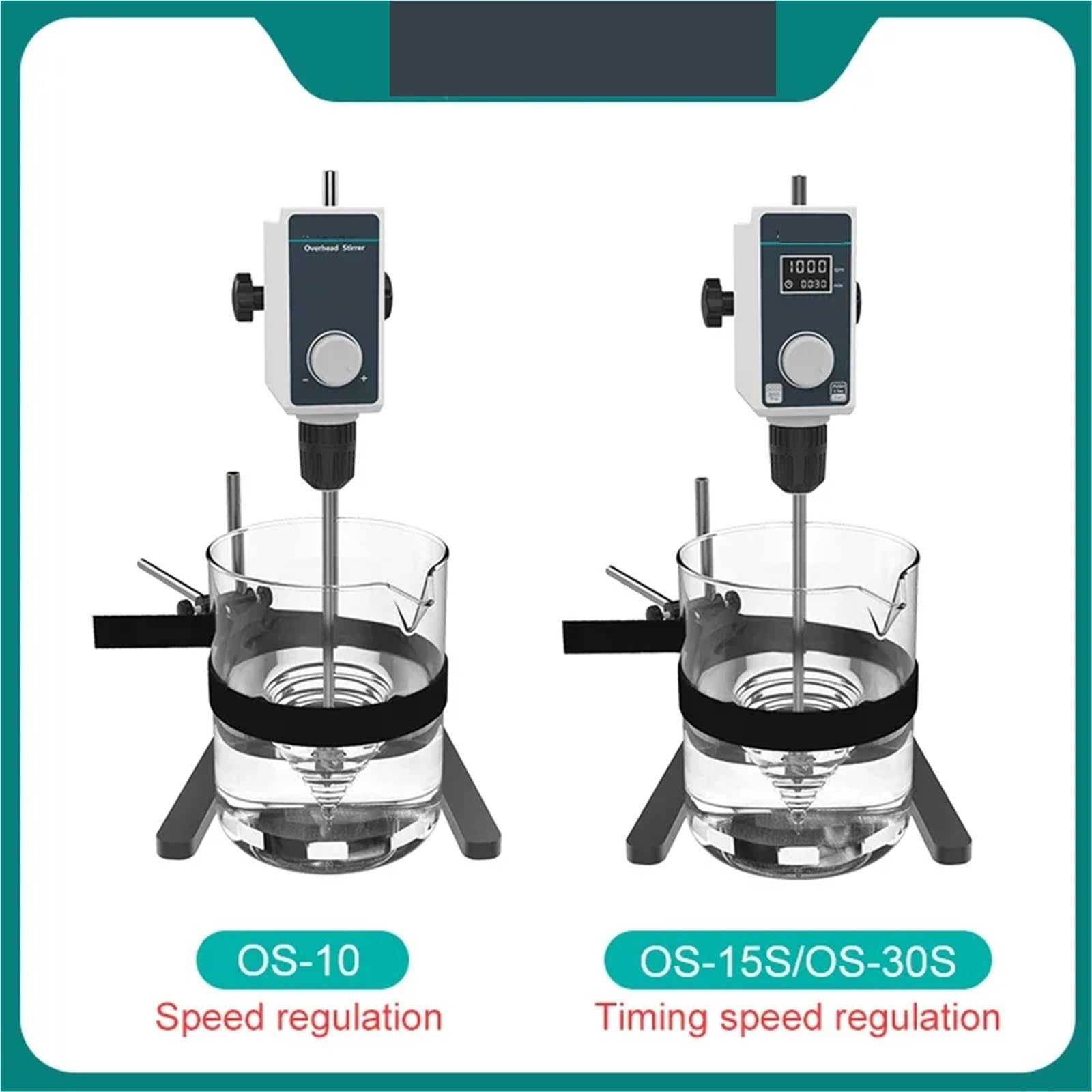 Mezclador de laboratorio con agitador eléctrico y pantalla digital, agitador de altura ajustable.(H-shaped Stand)