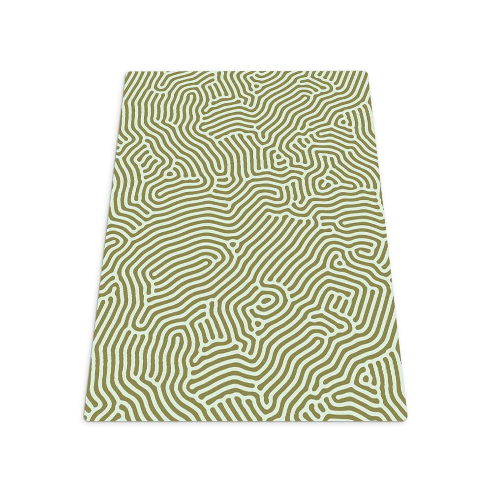 Tapis de protection vinyle 140x100 cm Labyrinthe pour chaise gaming