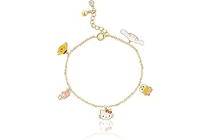 Unveiling Adorable Adornments: Sanrio and Friends Charm Bracelet with Extendable Length
