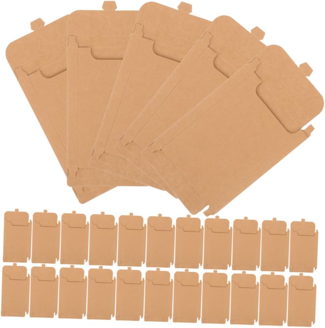 100pcs Cd DVD Storage Envelopes Paper Cd Sleeves for Media Discs DVD Holders for Home Cinema Scratch-Resistant Easy Access Organization