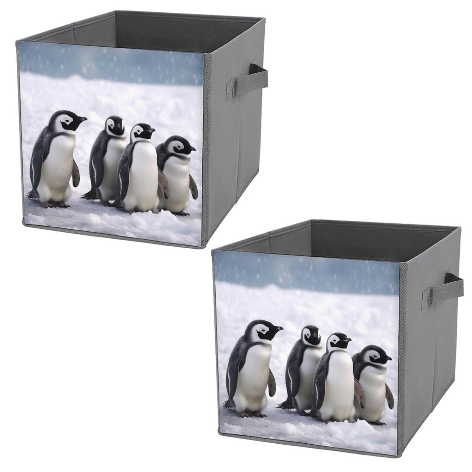 Bacs de rangement pliables en tissu haut de gamme avec finitions en cuir pour linges