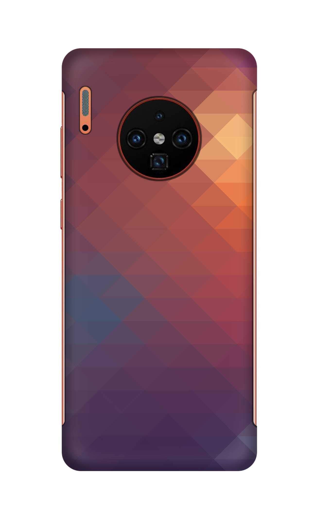 StylizeddCase Compatible with Huawei Mate 30 Pro Case Slim Snap Basic Series Customized Mobile Cover Hard PC Shield Matte Finish Print [Designed for Huawei Mate 30 Pro] - Copper Prism