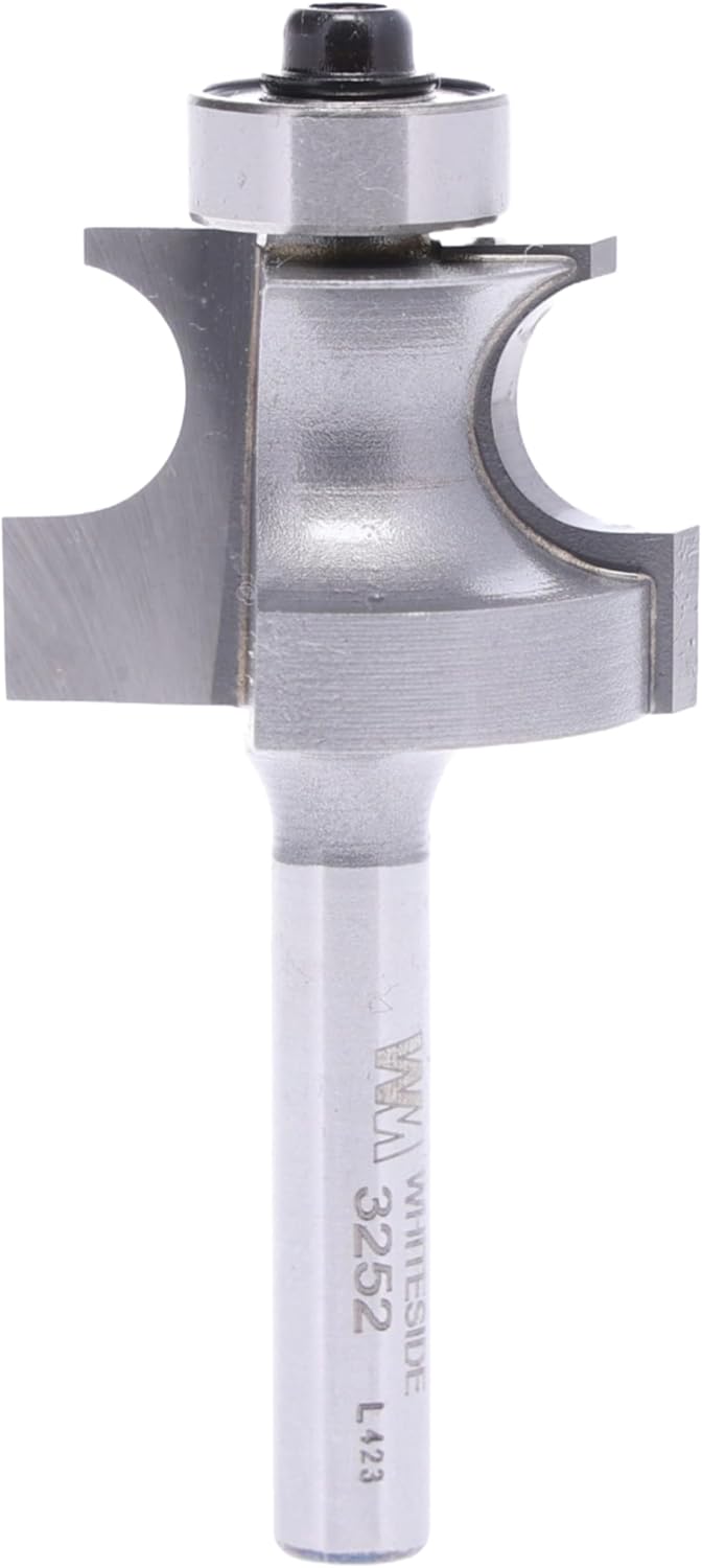 Whiteside Router Bits 3252 Edge Beading Bit with 1-1/6-Inch Large Diameter and 3/4-Inch Cutting Length