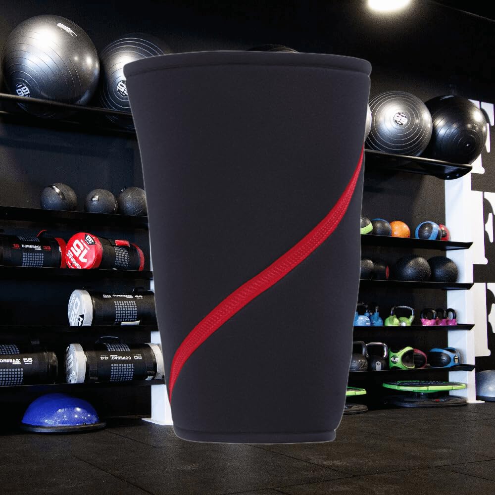 Chiba 44766 Knee Bandage Neopren (Black) M - Akcesoria fitness - Sprzęt treningowy