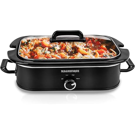 4-Quart Crock Pot Casserole Crock Pot Manual Warm Setting