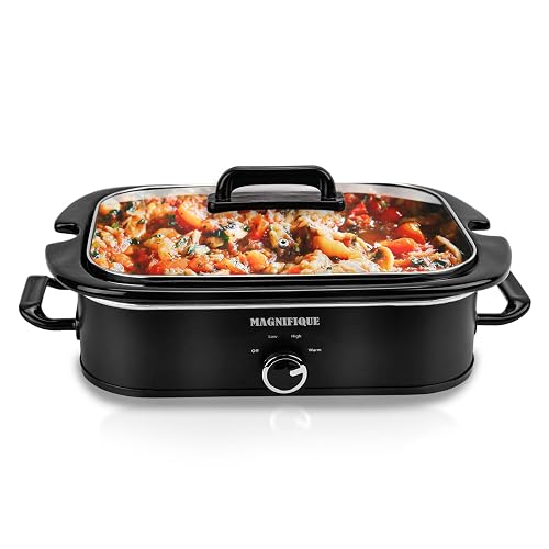 4-Quart Slow Cooker with Casserole Manual Warm Setting - Perfect