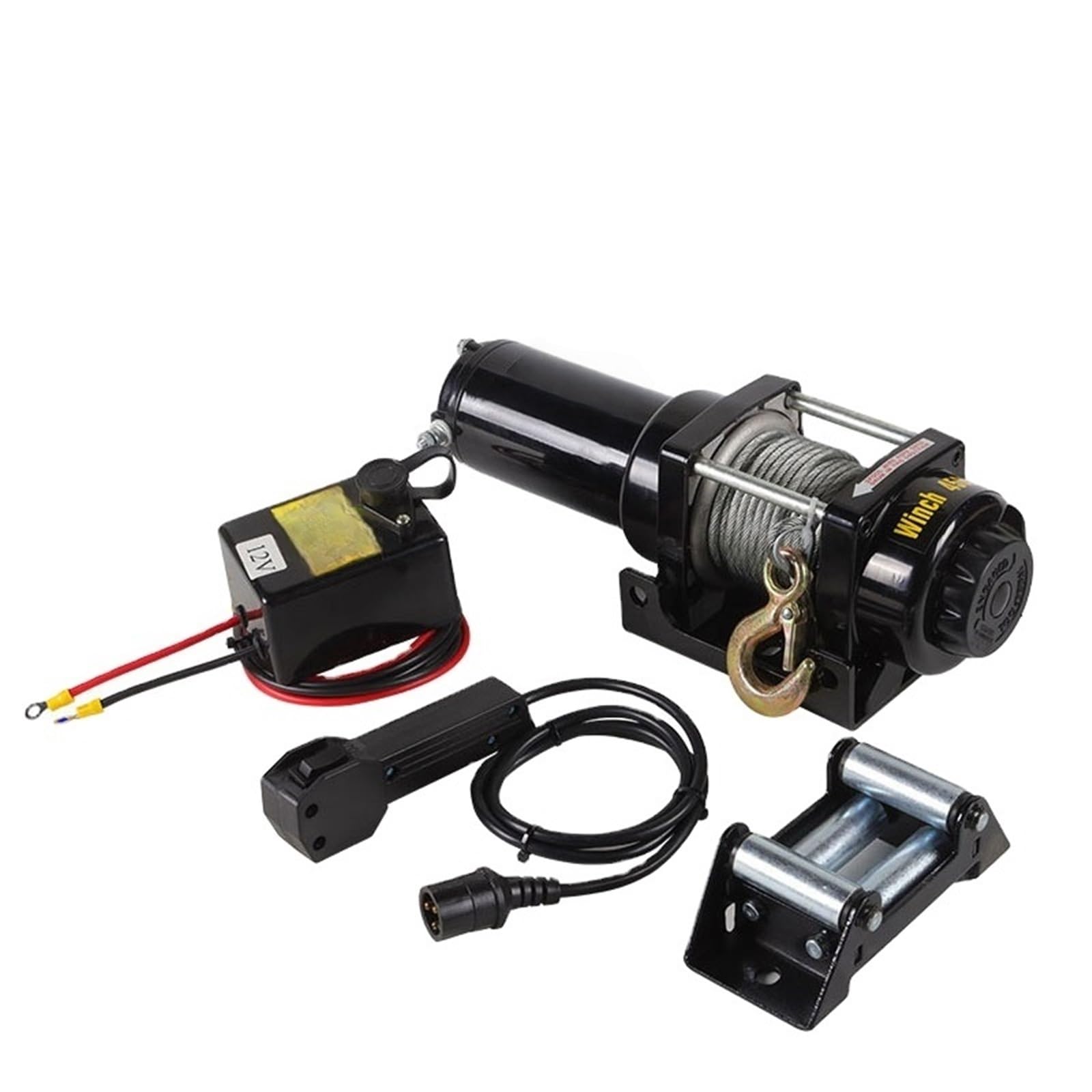 Wciągarka Elektryczna O Udźwigu 13000 Funtów, Kabel 4x4, 12 V/24 V, 1200 W, 10 M, Wysoka Wytrzymałość Na Rozciąganie Wciągarki elektryczne