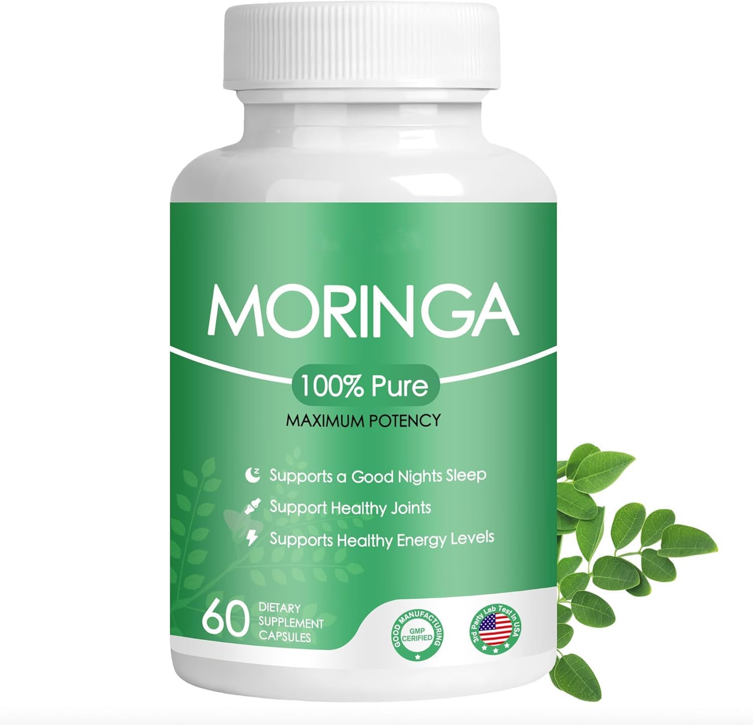 Amazon.com: Organic Moringa Capsules - 800 mg Pure Moringa Powder ...