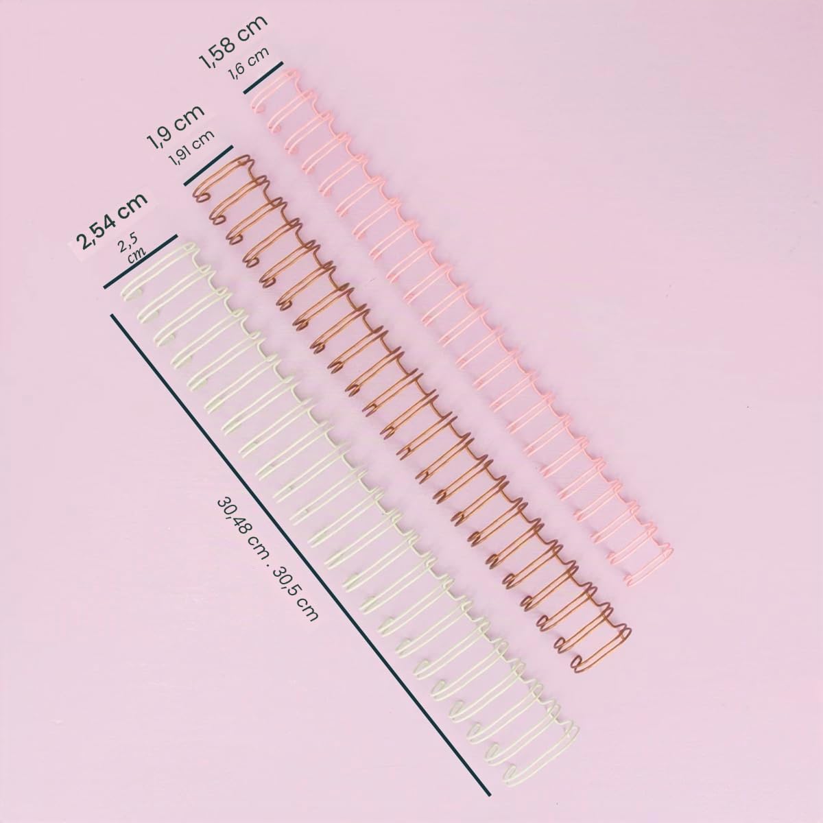 Craftelier - Kit d'initiation à la reliure | Set avec mini reliure Minty Duo, anneaux type Wire - O et disque, cartons pour créer des albums, des planners et des cahiers personnalisés